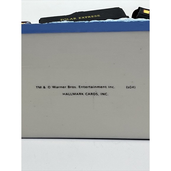 WB Polar Express Hallmark 2004 Resin Train Christmas Card Holder *No Sleeve* - Picture 6 of 7